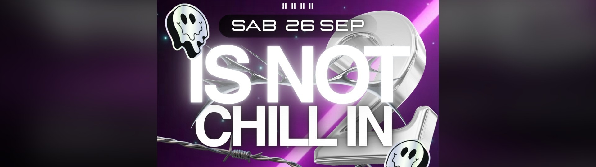 Banner: IS NOT CHILL IN — VOL. 02