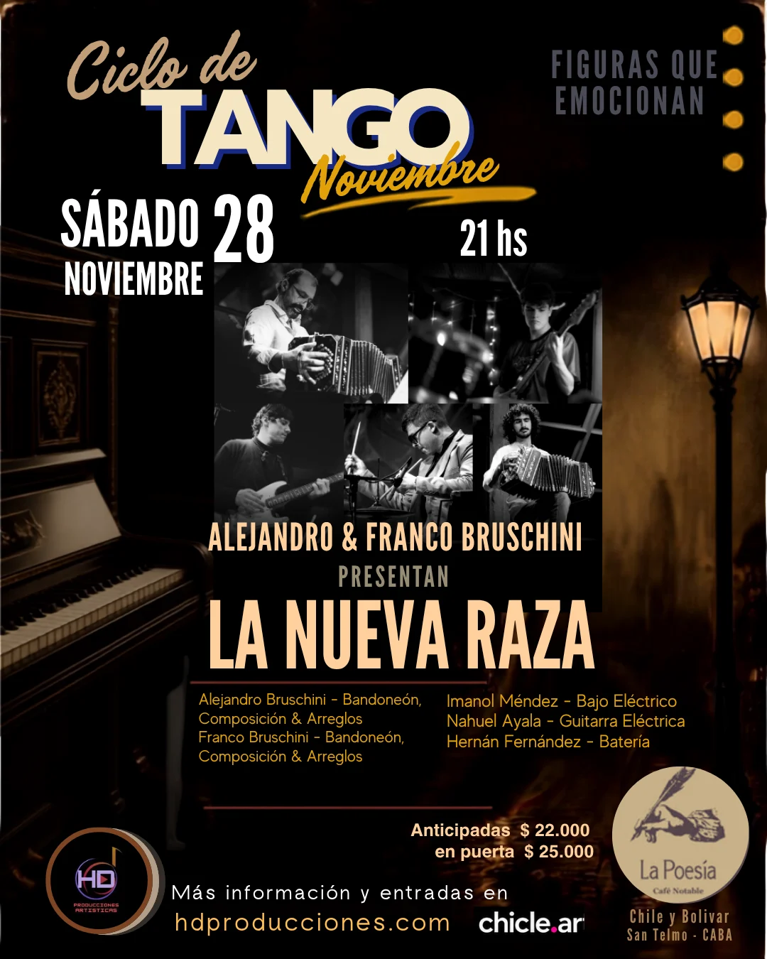 LA NUEVA RAZA en Ciclo de Tango en el Café La Poesía