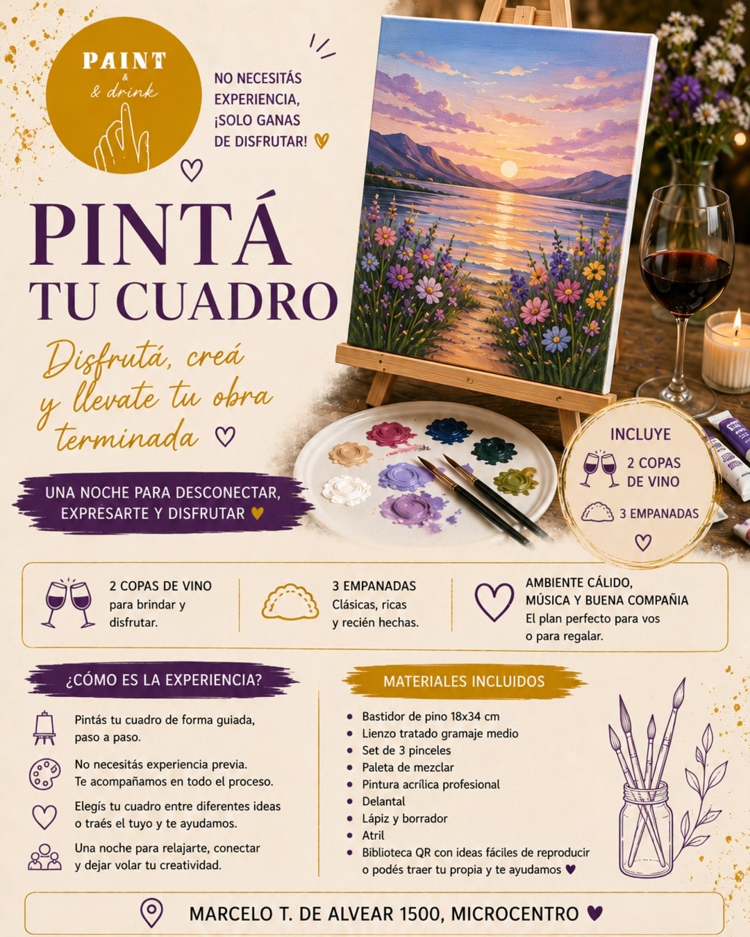 Pintura y Vino: Cuadros